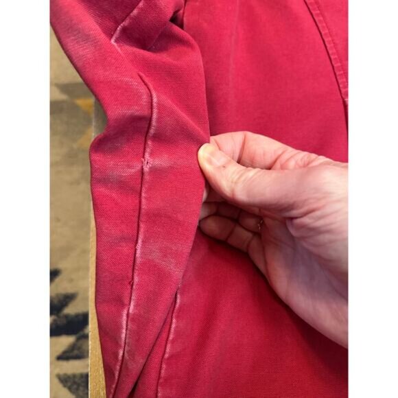 Vintage LL Bean Barn Jacket RED Medium - Picture 9 of 11